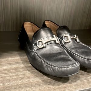 Salvatore Ferragamo Black Loafers